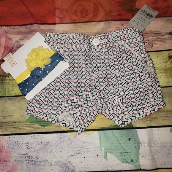 Carter's Other - Nwt Carters Short 2 Headbands 12 Months